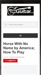 Mobile Screenshot of morethanguitar.com
